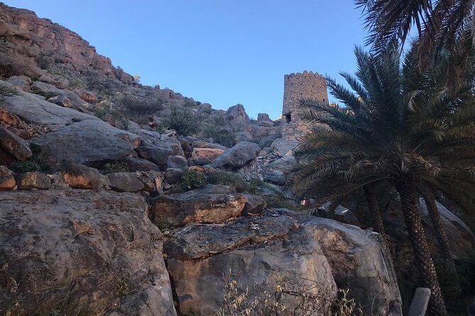Day Trip to Jabal Shams (Grand Canyon of Oman) Wadi Nakhar, Misfat Al Abriyeen - Stop 1: Wadi Ghul, the abandoned stone village at the mountain’s foot