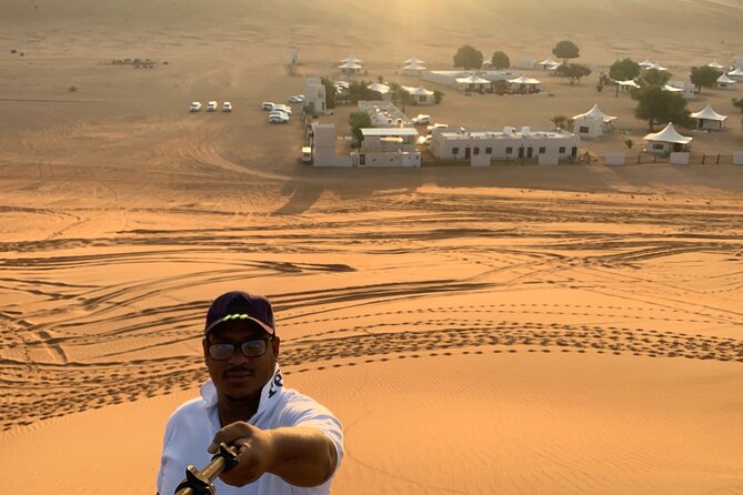 Desert Guided Overnight Camp Tour - Day 2 sunrise in Wahiba Sands: breakfast, then back on the road