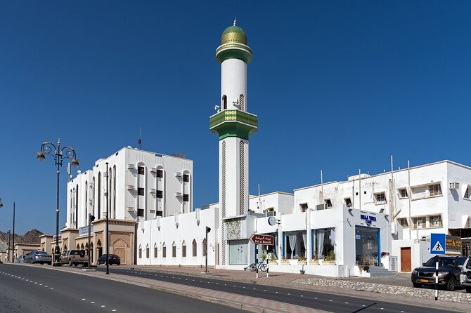 Enjoy a traditional Omani local style tour around Muscat - Sultan Qaboos Grand Mosque From the Road, or Up Close