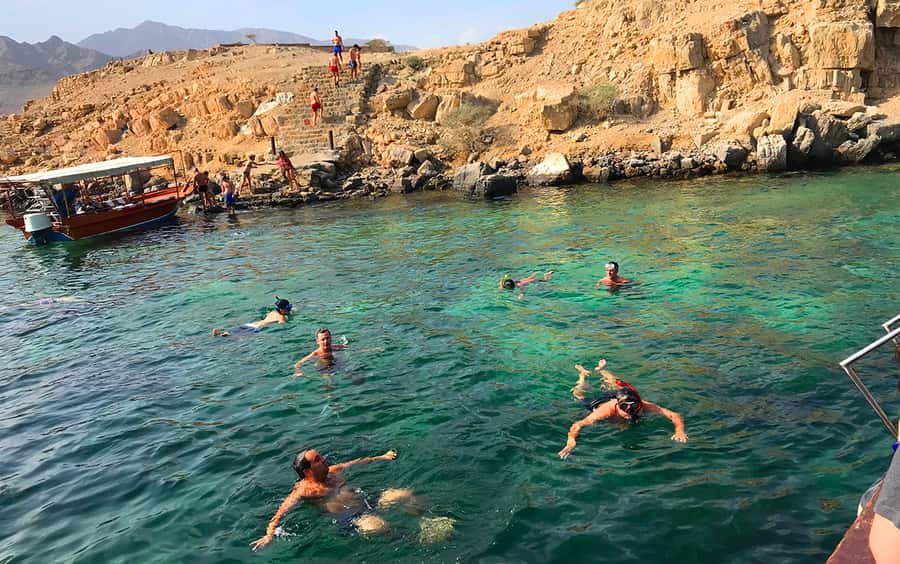 From Dubai: Musandam Khasab Tour with Boat Trip and Safari - Sayah village and the fossil-and-rock details you can actually see