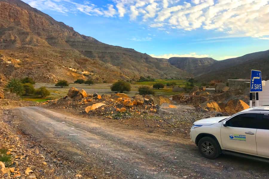 From Khasab: Half-Day Mountain Safari to Jabel Harim - Sayah village: Bedouin rock art you can actually see with your own eyes
