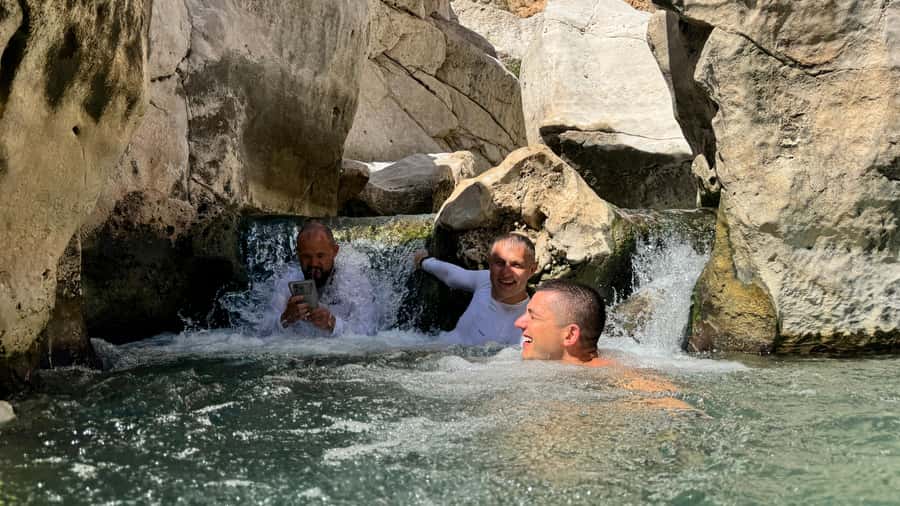 From Muscat: Desert Overnight and Wadi Bani Khalid - Wadi Bani Khalid Pools: Cool Water, Palm Shade, and the Crowds Factor