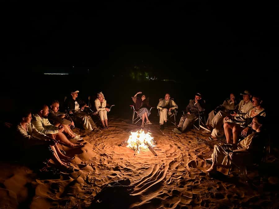 From Muscat: Desert Overnight and Wadi Bani Khalid - Desert Camp Night: Sama Al Wasil or Arabian Oryx, Dinner Under Stars