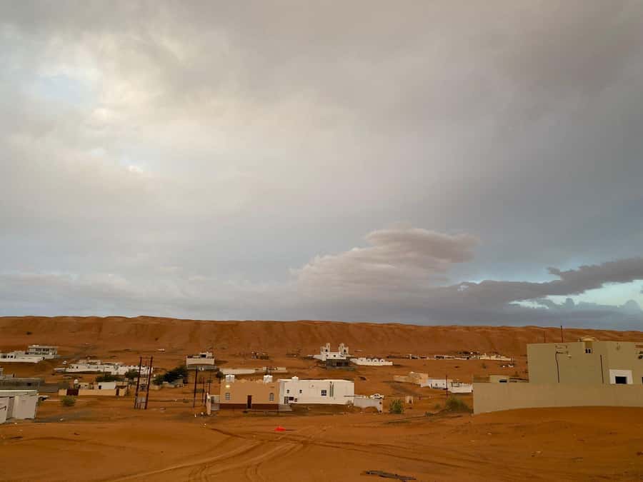 From Muscat: Wahiba Sands Sunset with Desert Camp Dinner - Camp Lunch and Desert Setup: Your First Taste of the Sands