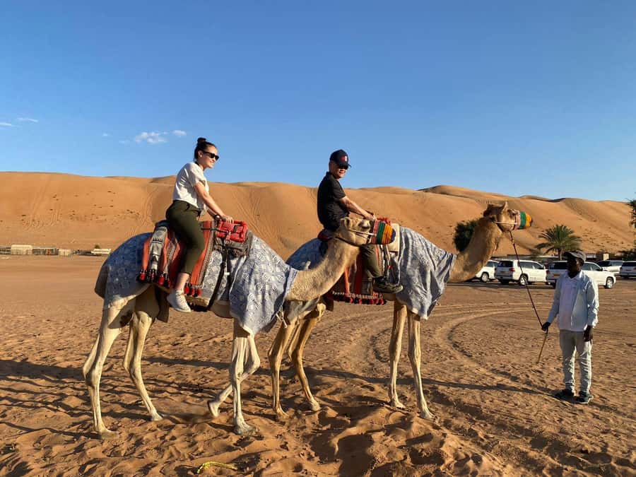 From Muscat: Wahiba Sands Sunset with Desert Camp Dinner - Desert Camp Dinner and Stars: What the Evening Feels Like