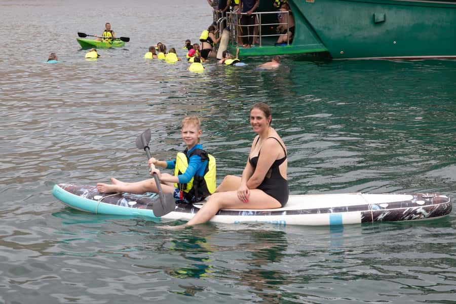 From UAE: Musandam Dibba Day Trip (Oman) - Banana boat, kayaking, speedboat rides, and fishing: what’s active vs what’s optional