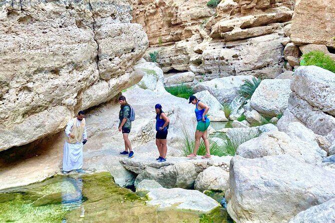 Full Day Tour in Wadi Shab - Fins Beach and the return along the Sea of Oman