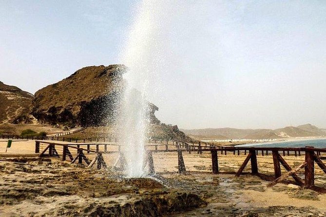 Full day west tour of Salalah - Al-Maghsail Beach Caves and the Sink Blow-Hole Moment