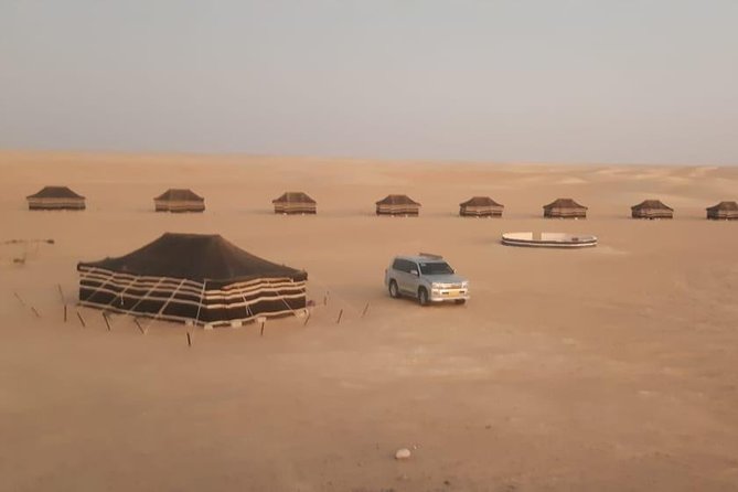 Golden Dunes Getaway: Overnight Safari in Salalah’s Empty Quarter - Fawaz Desert Camp night, warm tea, dinner, and a sky you can feel