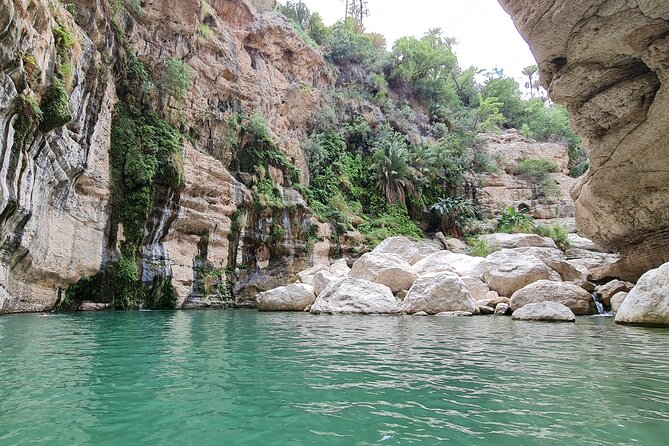 Hidden Gems of Oman: Sinkhole, Fins Beach & Wadi Tiwi Adventure - Wadi Shab’s Canyon Moment: Short Stop, Big Impressions