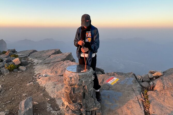 Jebel Shams summit W4 - Day 1: Muscat to Al Hamra snacks, then camp with sunset and starwatch