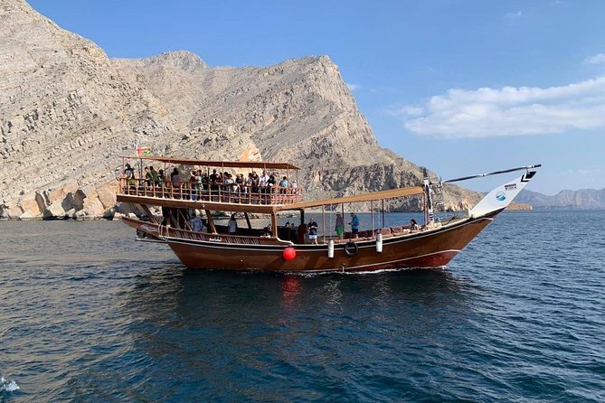 Khasab Dhow cruise-Half day with summing, dolphin watching - Key highlights from this Khasab half-day dhow cruise