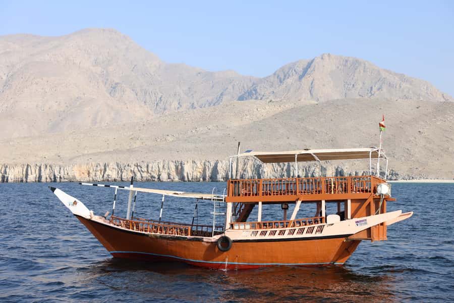 Khasab: Dhow Cruise with Lunch, Dolphin Watching& Snorkeling - Khasab dhow cruise in the Musandam Fjords: what the $53 gets you