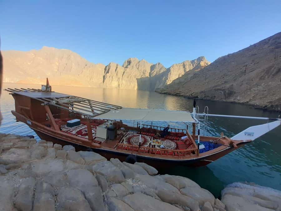 Khasab: Dhow Cruise with Lunch, Dolphin Watching& Snorkeling - Food, drinks, and snorkeling gear: included means you can relax