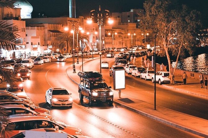 Muscat by Night Sightseeing Tour - Mutrah at night: Souq energy, photo stops, and the kind of walking that works