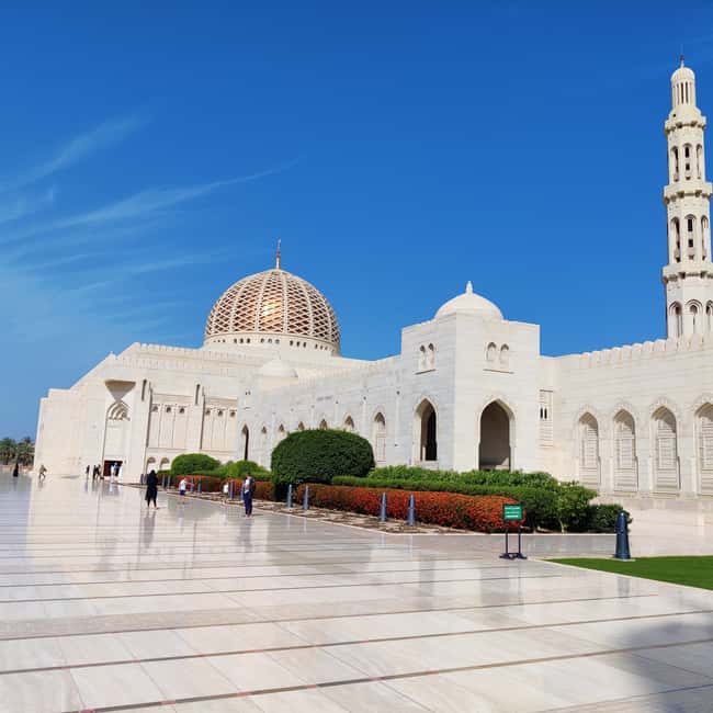 Muscat: Full-Day Private City Tour by luxury Car with Guide - Al Bustan Palace Photo Stop: A Royal Palace That Became an Iconic Hotel