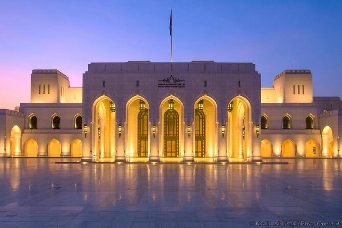 Muscat: Half-Day Muscat Private City Tour With Pickup/ Drop off - Stop 2, Royal Opera House: modern arts culture with a simple ticket note