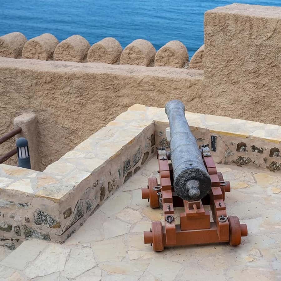 Muscat: Muttrah Fort Entry Ticket - Walking the Fort: Courtyard, Towers, and Old Gun Platforms