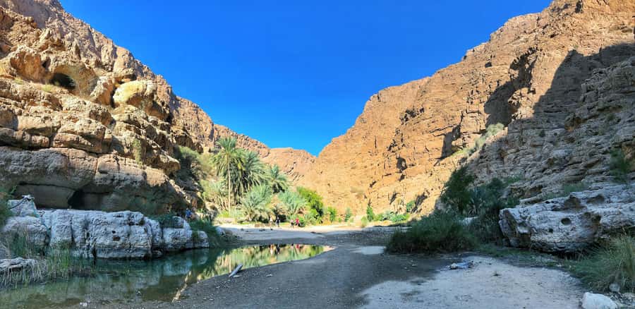 Muscat: Wadi Shab and Bimmah Sinkhole Full-Day Tour - The Muscat drive, Omani tea stop, and quick boat crossing