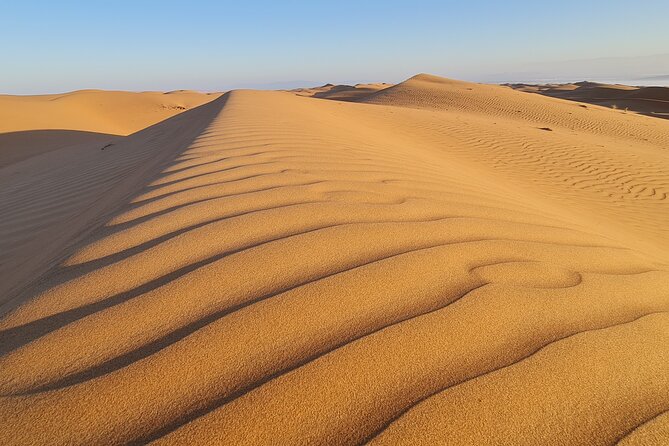Oman Highlights: Wahiba Sands Desert & Wadi Bani Khalid Tour - Wahiba Sands: desert views with a calm, non-bashing approach