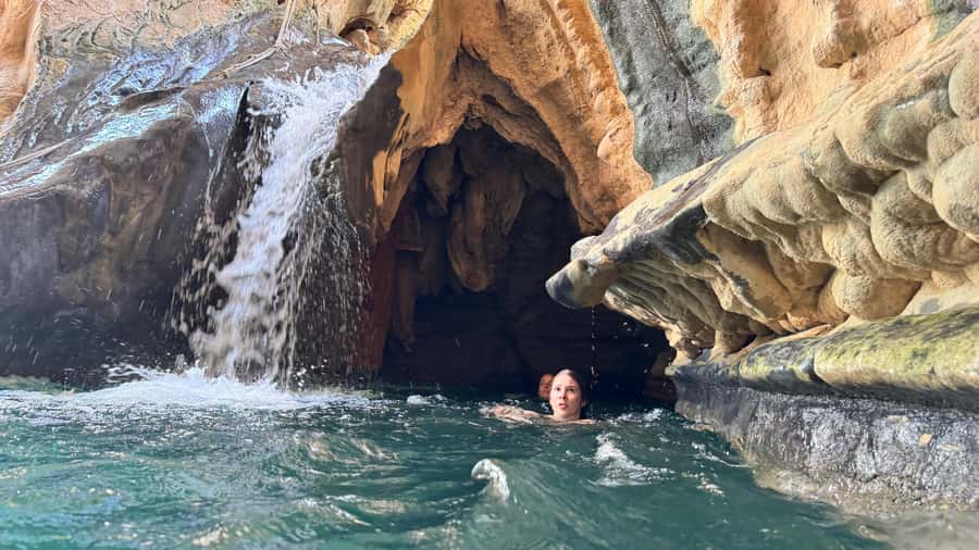 Oman’s Hidden Gems: Wadi Shab & Bimmah Sinkhole - The Pools and Cave Moment: Why This Part Gets People Talking