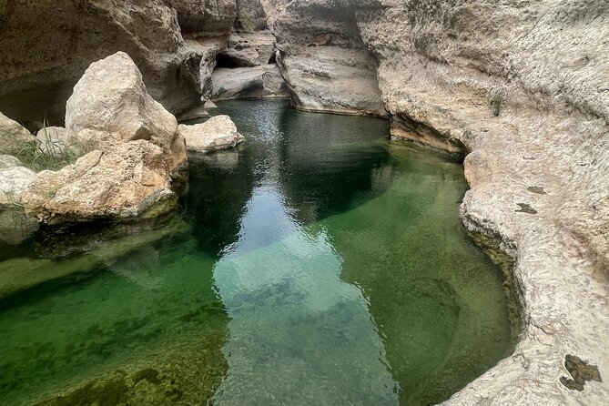 Private Day Trip to Wadi Shab, Fins Beach & Bimmah Sinkhole - How the 8-9 Hour Route Works From Muscat