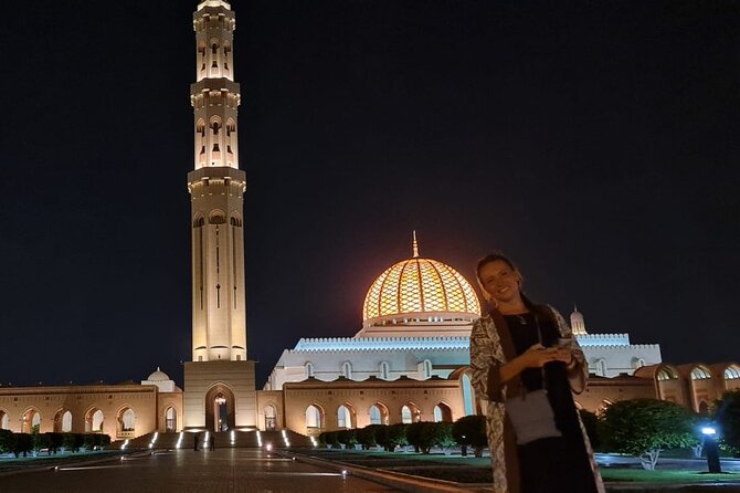 Private Evening Muscat City Tours - Sultan Qaboos Grand Mosque: the skyline anchor you will remember