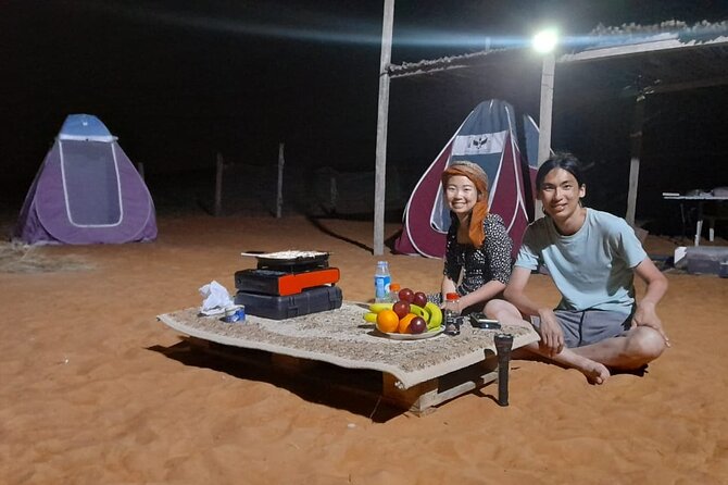 Private Overnight Wahiba Sand Desert (In Normal Camping Tent) - Day 1 From Muscat: Bimmah Sinkhole, Fins Beach, and Wadi Shab’s Pools