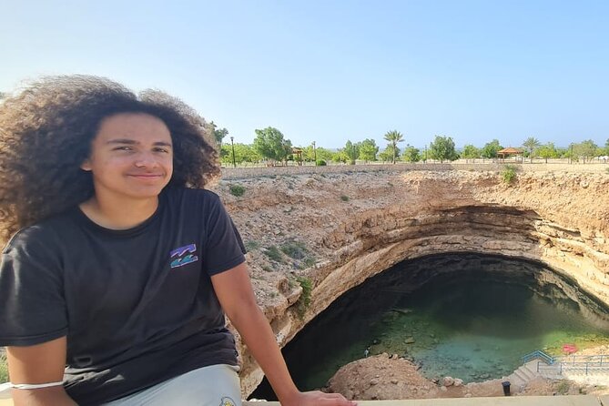 Private Wadi Arbyeen - Sinkhole - White Sand Beach- Full Day Tour - Wadi Shab photo stop: quick views, then local Omani lunch time