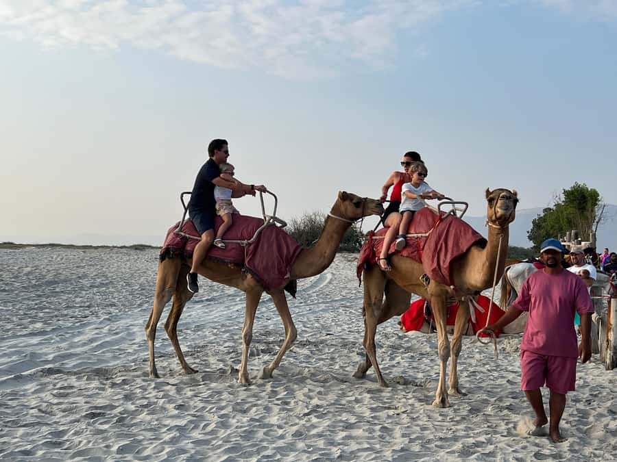 Salalah: Camel Riding on the Beach - Meeting at the Beach Club: Pink Dress Guides and Simple Parking
