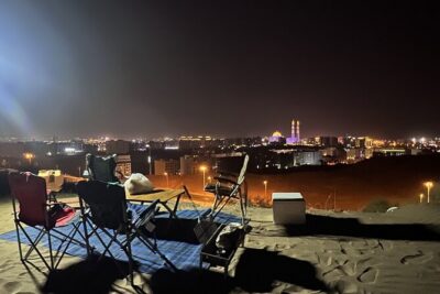Traditional Omani Dinner in Muscat Desert Sands
