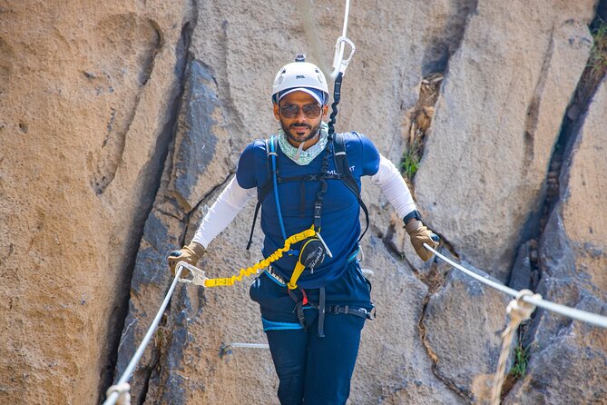 Via Ferrata And Zip Line - The via ferrata route: 180 meters split into three distinct parts