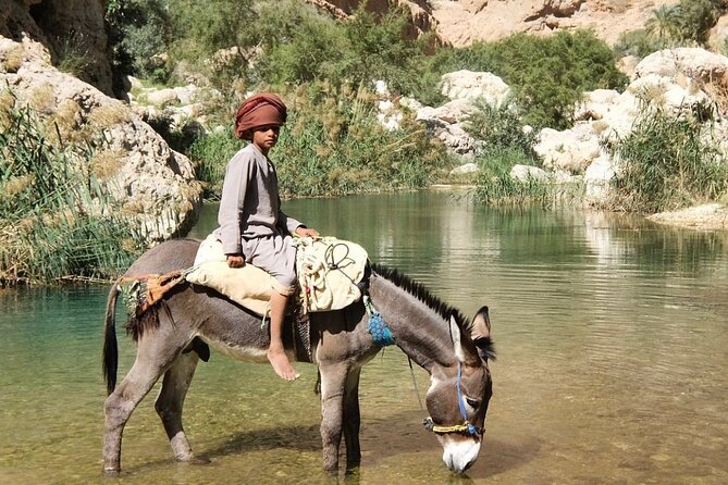 WADI SHAB - Muscat, Oman - Stop 4: Bimmah Sinkhole, emerald water plus a small fish pedicure