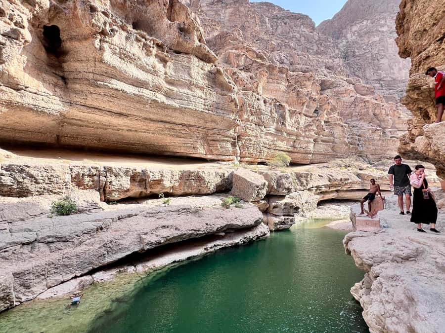 Wadi Shab & Wadi Tiwi : Guided Adventure (Customer Own Car) - Wadi Shab: hike to the cave, boat ride, and the swim time window