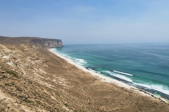 West Coast Mountains and Beaches (Fazayah beach + Shaat cliff) - Al Mughsail Beach for flamingos and herons in the lagoon